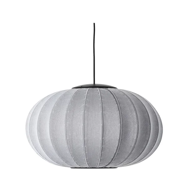 Made By Hand - Knit-Wit 57 Oval LED Hanglamp Silver