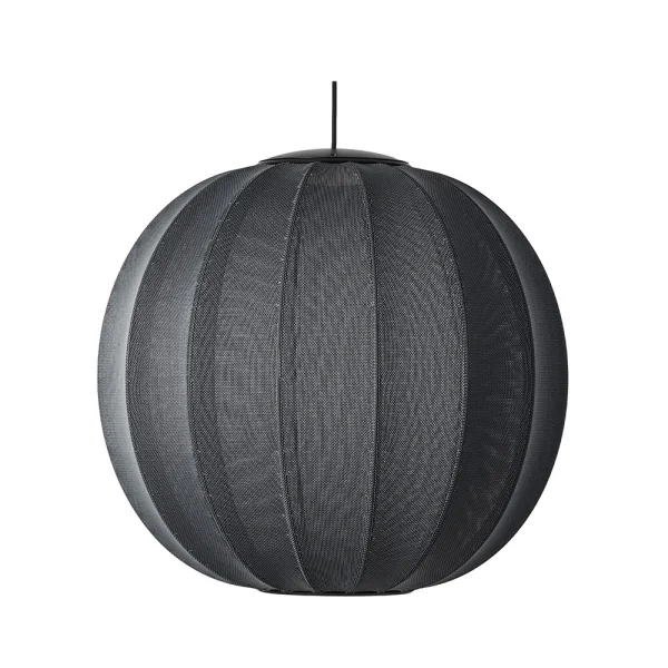 Made By Hand - Knit-Wit 60 Round LED Hanglamp Black