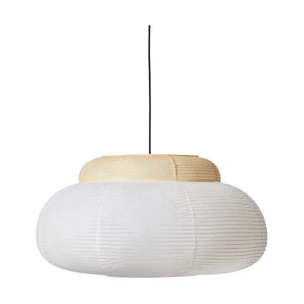 Made By Hand Papier Single hanglamp Ø80 cm Soft yellow