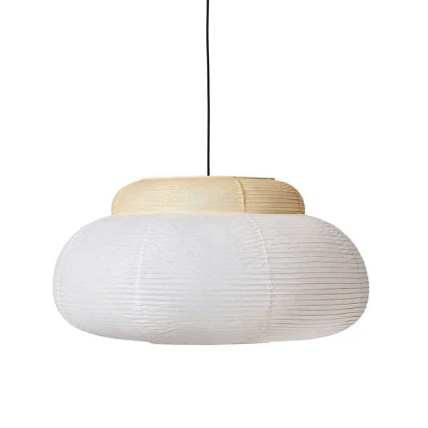 Made By Hand - Papier Single Hanglamp Ø80 Soft Yellow