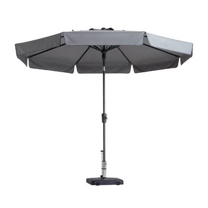 Madison - Parasol Flores Rond - 300cm - Lichtgrijs