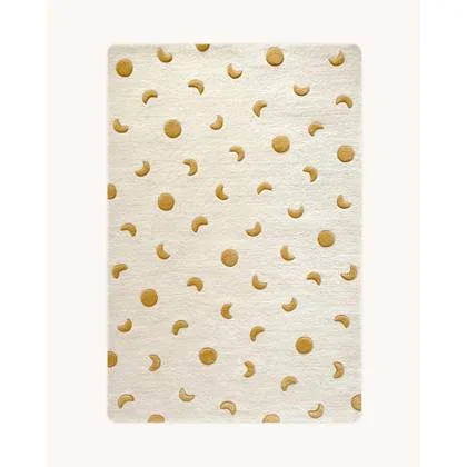 MAISON DEUX Vloerkleed Manen Gold M - 120 x 180 cm