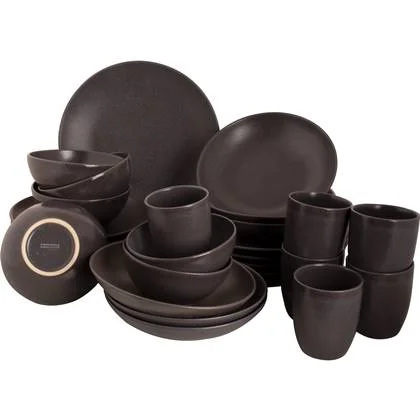 Mammoet Serviesset Spirit Stoneware 6-persoons 30-delig Grijs