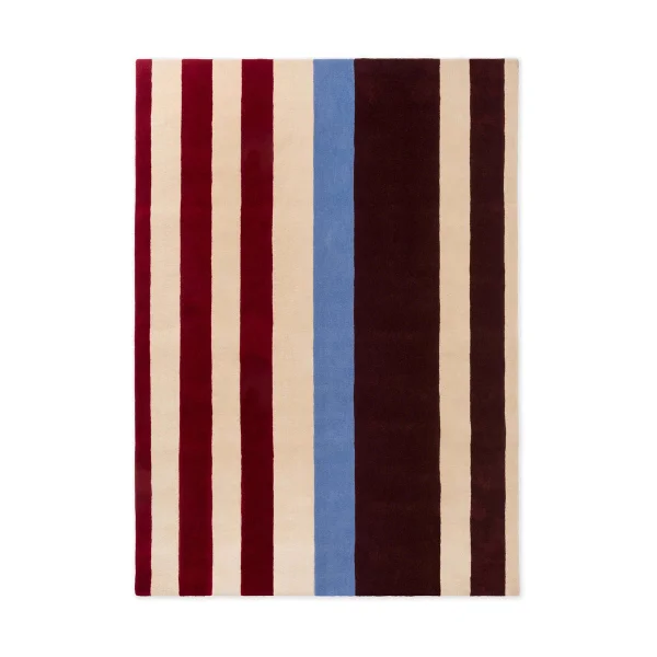 Marimekko Ralli wollen vloerkleed Burnt Orange, 170x240 cm