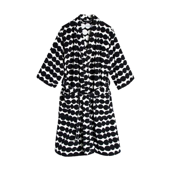 Marimekko Räsymatto badjas Zwart, XL