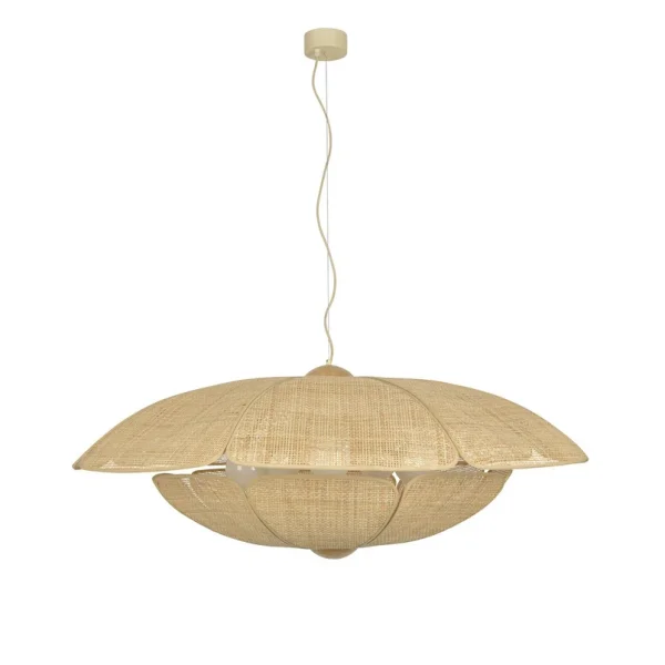 MARKET SET - Coquillage hanglamp 110 cm, naturel rotan