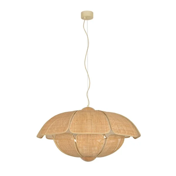 MARKET SET - Coquillage hanglamp 70 cm, naturel, rotan