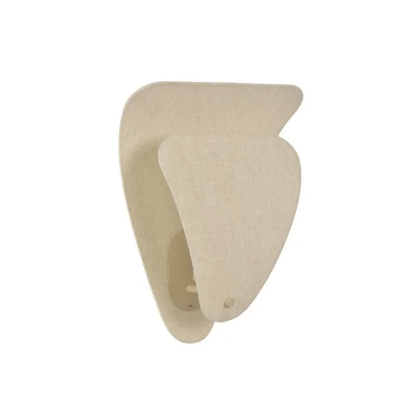 MARKET SET - Coquillage wandlamp crèmekleurig 33 cm linnen