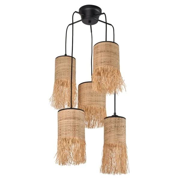 MARKET SET - Formentera hanglamp 5-lamps Rondell