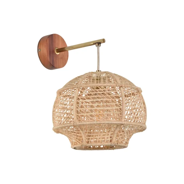 MARKET SET - Odyssée wandlamp palmvezel Ø28cm