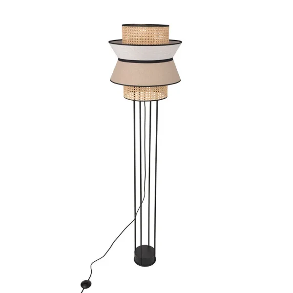 MARKET SET - Singapour DBL vloerlamp, nude
