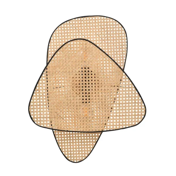 MARKET SET - wandlamp Screen, 77 cm hoog, naturel, rotan