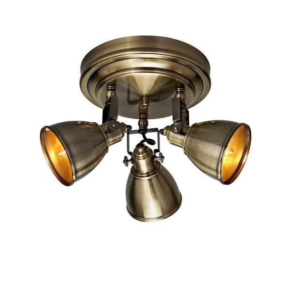 Markslöjd - Fjällbacka 3 Plafondlamp Antique Brass