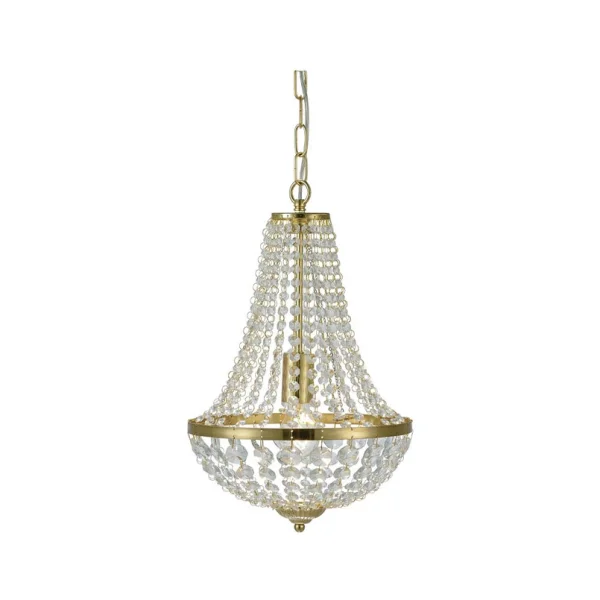 Markslöjd - Gränsö 1 Kroonluchter Brushed Brass