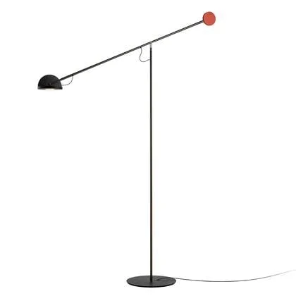 Marset Copérnica P vloerlamp grafiet-rood-zwart