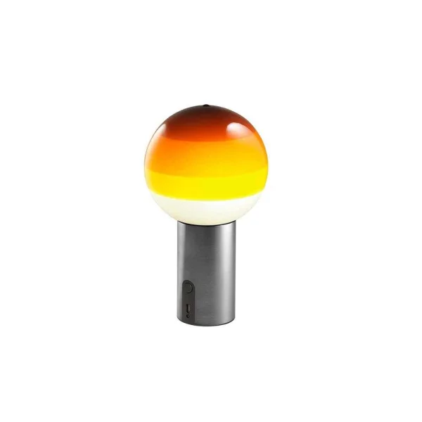 Marset - Dipping Light Portable Tafellamp Amber/Graphite