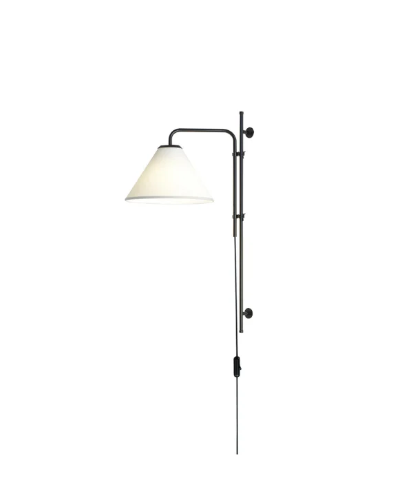 Marset - Funiculi Fabric Wandlamp Zwart-Wit