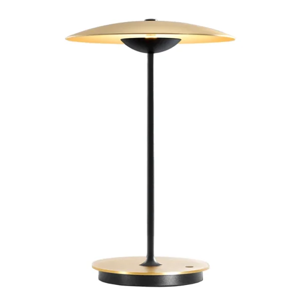 MARSET - Ginger LED-tafellamp op batterijen, aluminium, messing, dimbaar