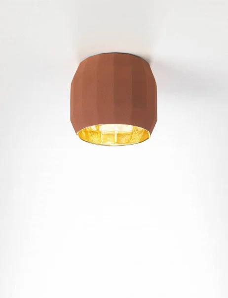 Marset Scotch Club C plafondlamp - terracotta, goud