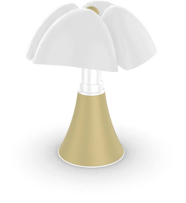 Martinelli Luce Pipistrello LED Tafel-/Vloerlamp - natural satin brass