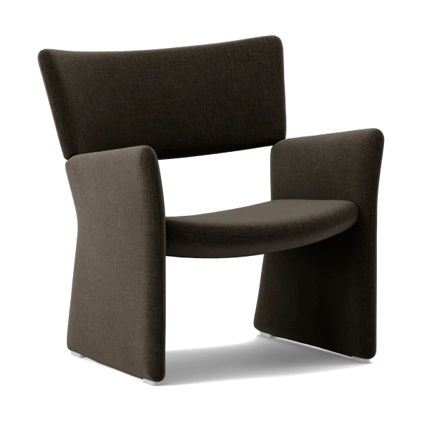 Massproductions Crown Easy Chair Linara 90 Espresso