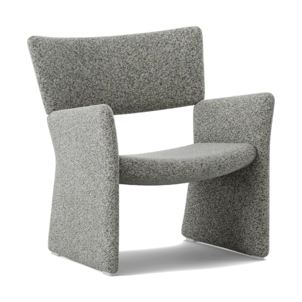 Massproductions Crown Easy Chair Spiral 23 Monochrome
