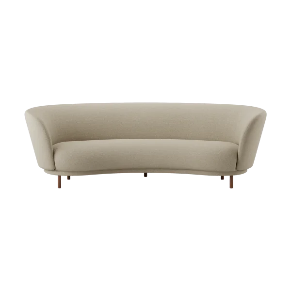 Massproductions Dandy 3-zitsbank Walnut-Ecriture 240