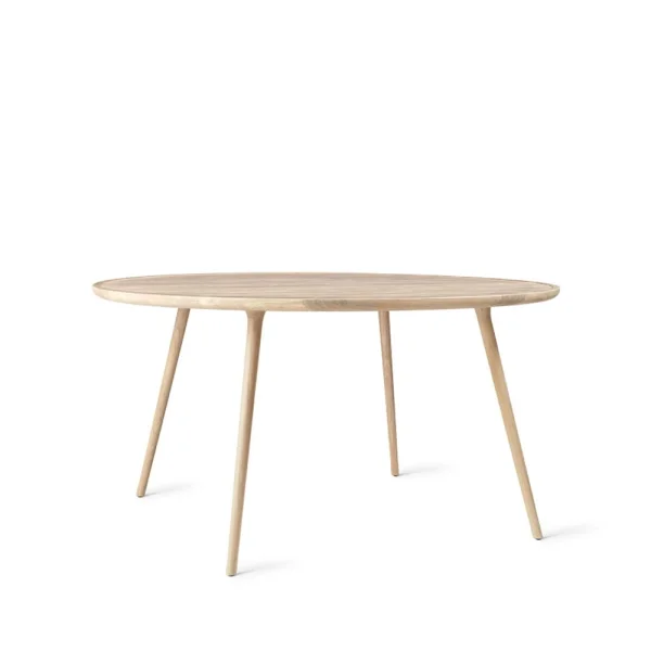 Mater Accent eettafel rond eikenhout witgepigmenteerde matte lak, ø140 cm