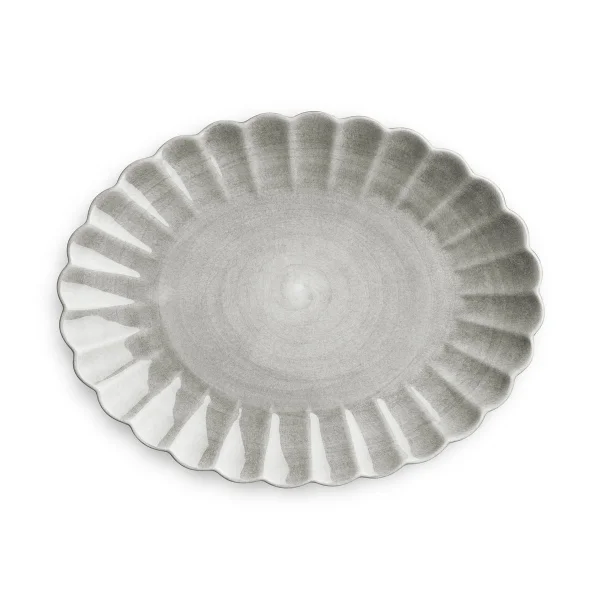 Mateus Oyster schotel 30x35 cm Grijs