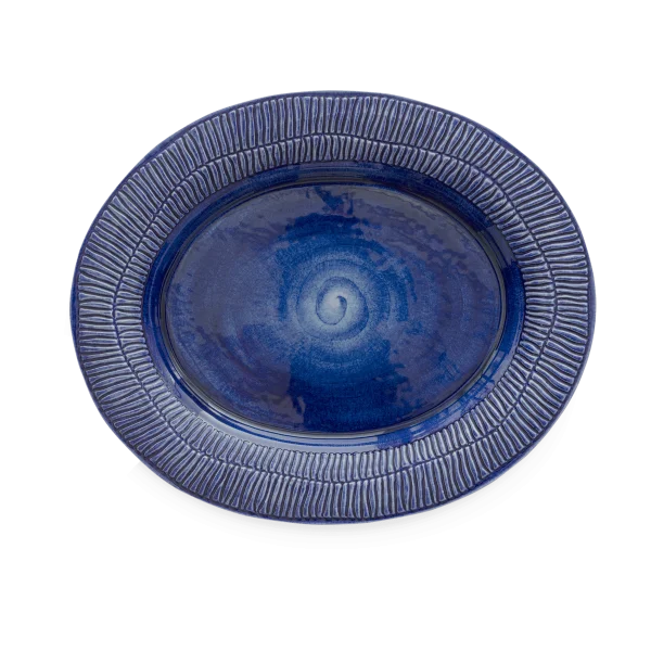 Mateus Stripes schotel 30x35 cm Blauw