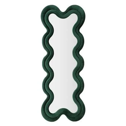 Mauro Ferretti Monica Wandspiegel in groen fluweel