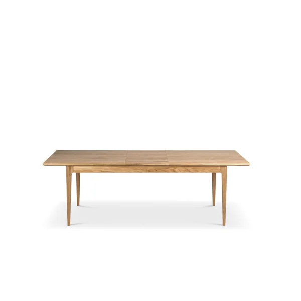 Mavis Höllviken eettafel eik witgepigmenteerde matte lak, 1 tussenblad, eik á 50 cm