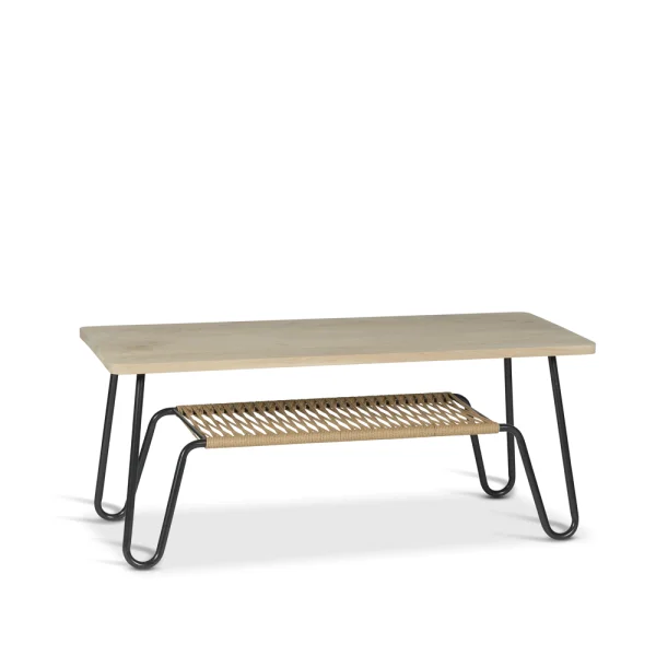 Mavis Marcel salontafel eik gezepen rustiek, 120x50