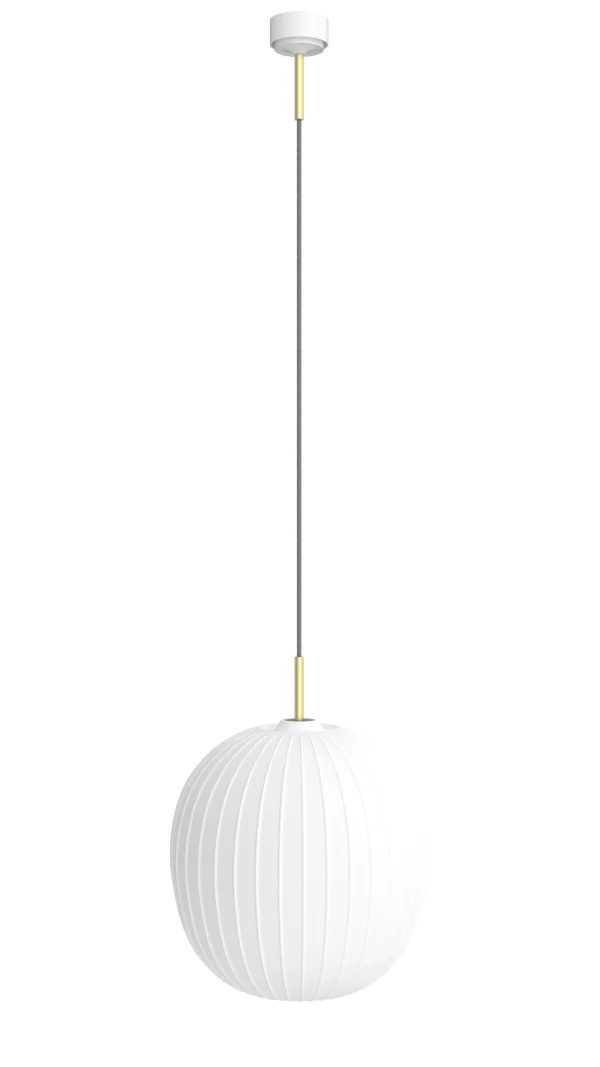 Mawa Design Bologna Hanglamp - blauw - wit - max messing