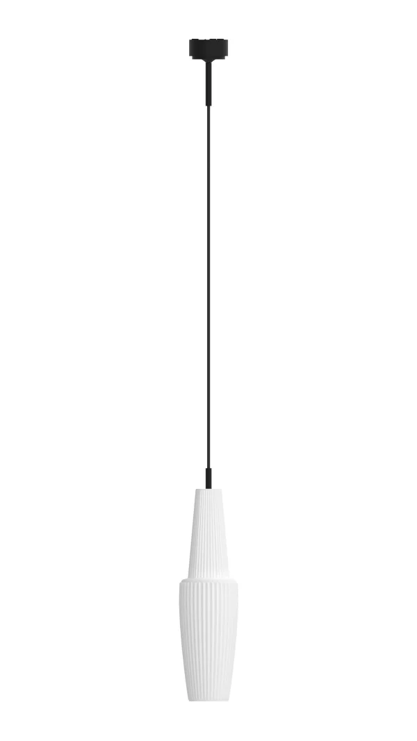 Mawa Design Pisa Hanglamp - wit mat - grijs - Highlight en details in roségoud - zwart