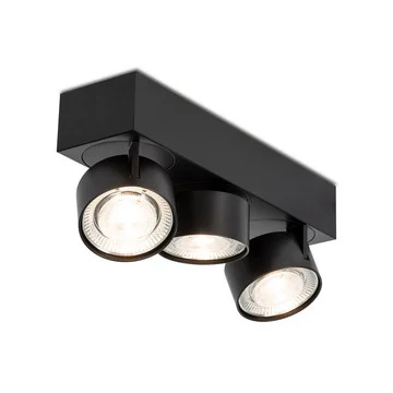 Mawa Design Wittenberg 4.0 Plafondlamp gemonteerd - zwart mat - drievlammig