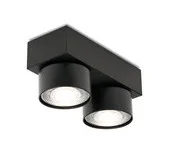 Mawa Design Wittenberg 4.0 Plafondlamp gemonteerd - zwart mat - tweevlammig