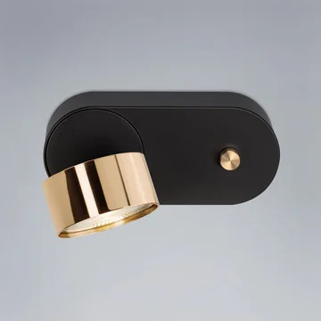 Mawa Design Wittenberg 4.0 Wandlamp - zwart/messing