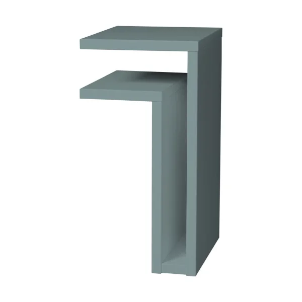 Maze F-shelf wandplank pigeon blue Plank aan de linkerkant
