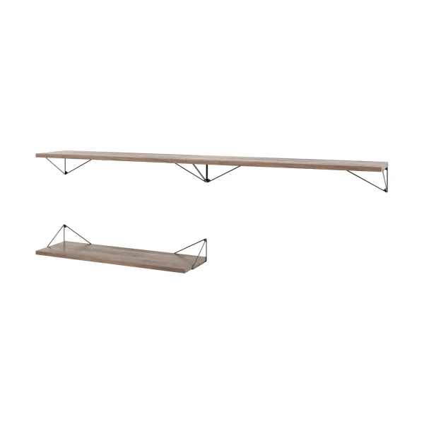 Maze Pythagoras Bundle A plankensysteem walnoot-zwart Pythagoras Bundle A plankensysteem walnoot-zwart