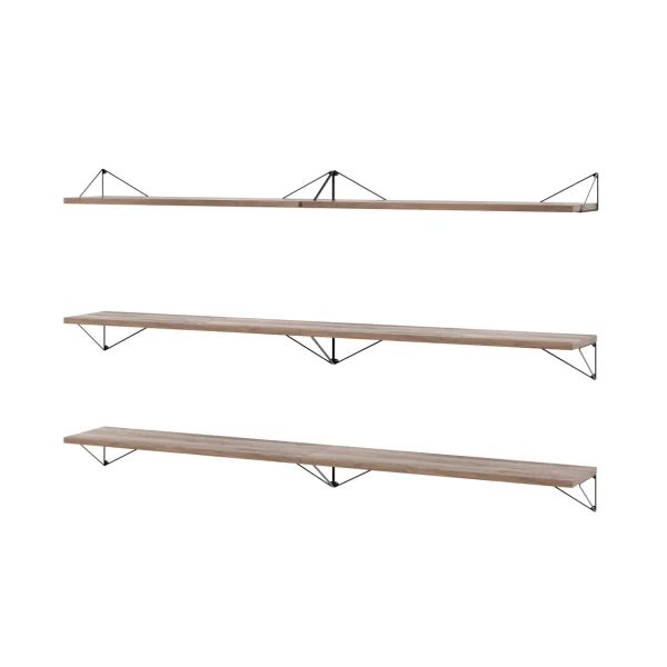 Maze Pythagoras Bundle B plankensysteem walnoot-zwart Pythagoras Bundle B plankensysteem walnoot-zwart