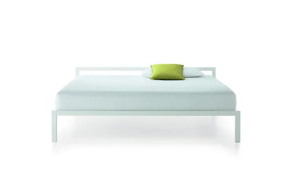 MDF Italia Aluminium Bed - wit glanzend