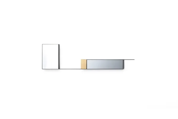 MDF Italia Mirror Lines - Messing - compositie 2