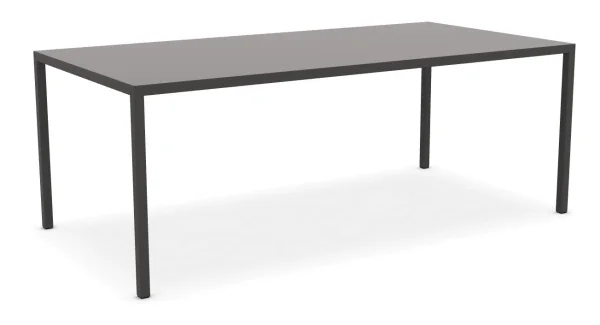 MDF Italia Tense tafel - middelgrijs - 100 x 200 cm