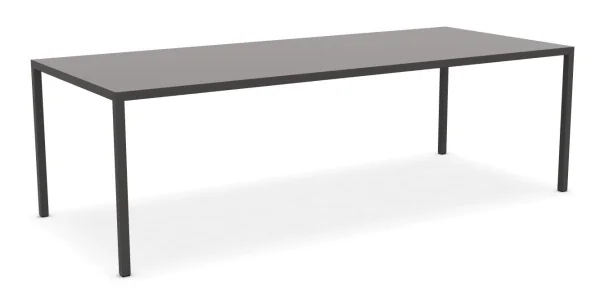 MDF Italia Tense tafel - middelgrijs - 100 x 240 cm