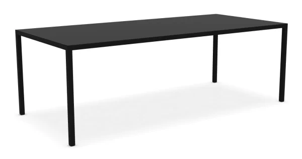 MDF Italia Tense tafel - zwart - 100 x 220 cm