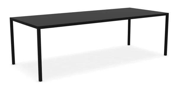 MDF Italia Tense tafel - zwart - 100 x 240 cm