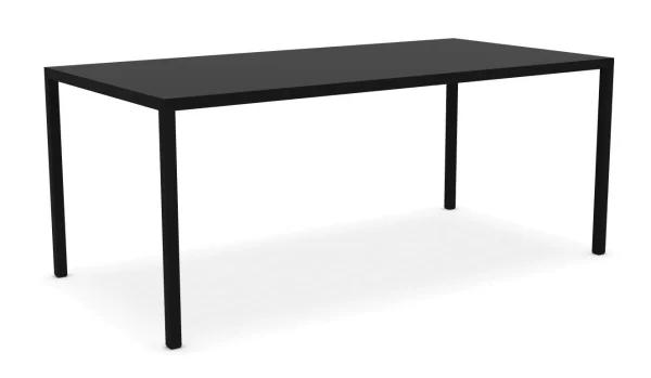 MDF Italia Tense tafel - zwart - 90 x 180 cm