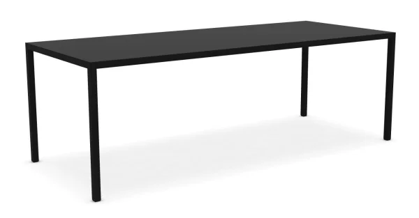 MDF Italia Tense tafel - zwart - 90 x 220 cm