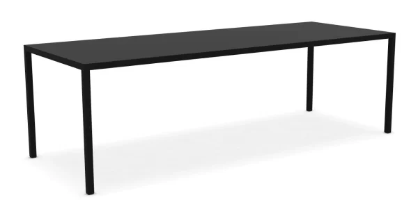 MDF Italia Tense tafel - zwart - 90 x 240 cm